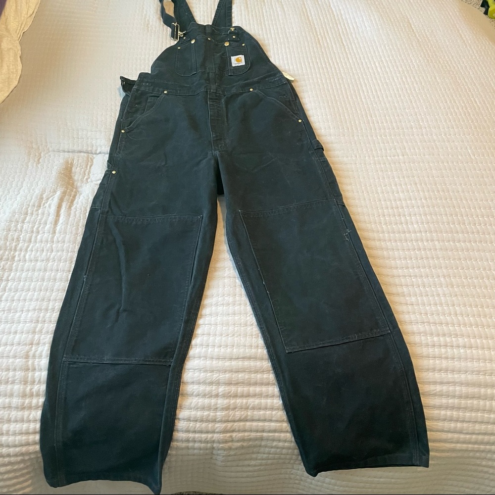 Carhartt Double Front Overalls - Made of US Components - 36 x 32